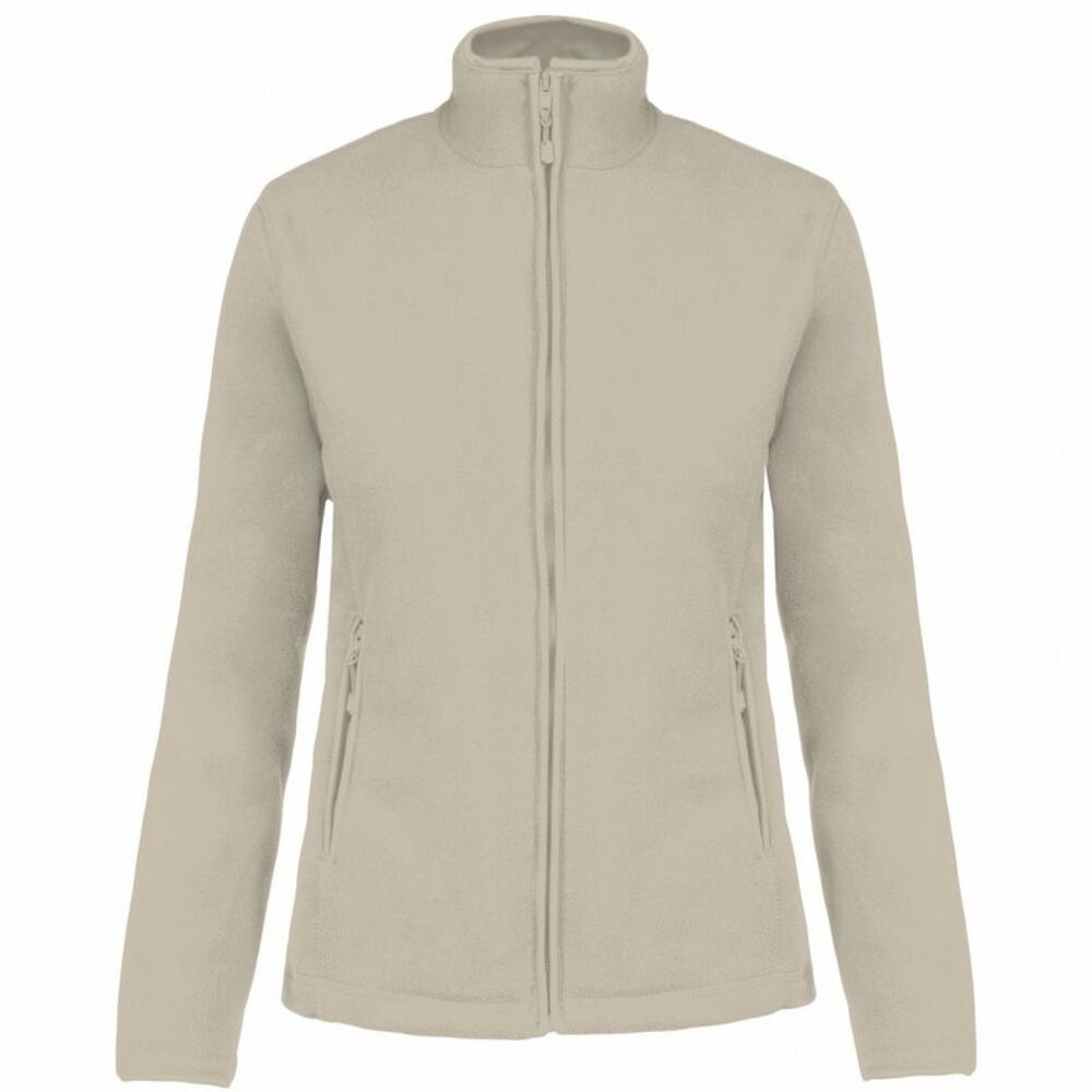 Kariban Womens/Ladies Maureen Microfleece Jacket / Beige